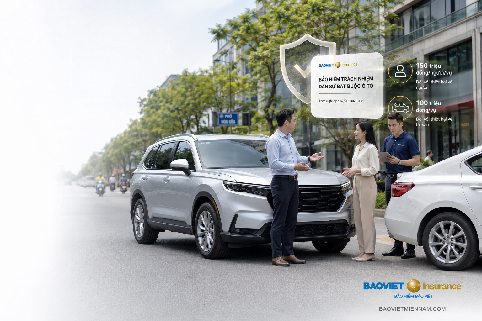 Bảo hiểm bắt buộc xe &ocirc; t&ocirc; TNDS l&agrave; g&igrave;?