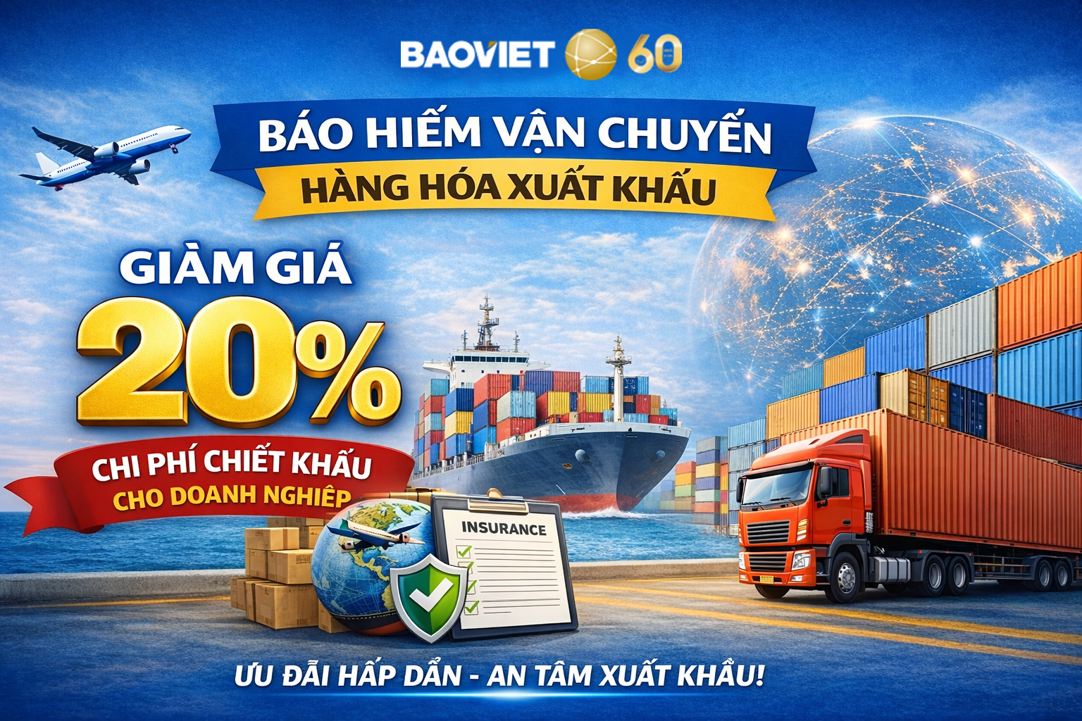 Bảo hiểm H&agrave;ng Ho&aacute; Bảo Việt - Bảo Việt Miền Nam