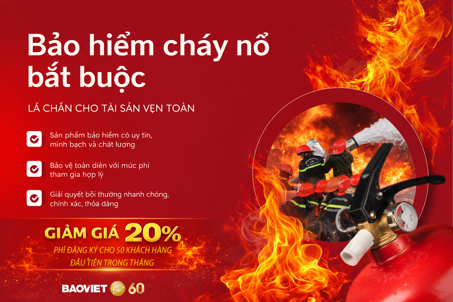 Bảo hiểm ch&aacute;y nổ bắt buộc - Bảo Việt Miền Nam