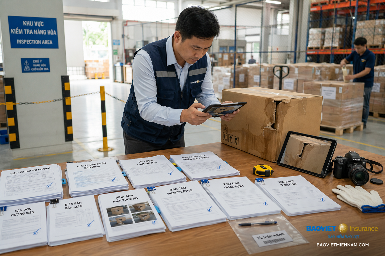 Những hồ sơ bồi thường bảo hiểm h&agrave;ng ho&aacute;