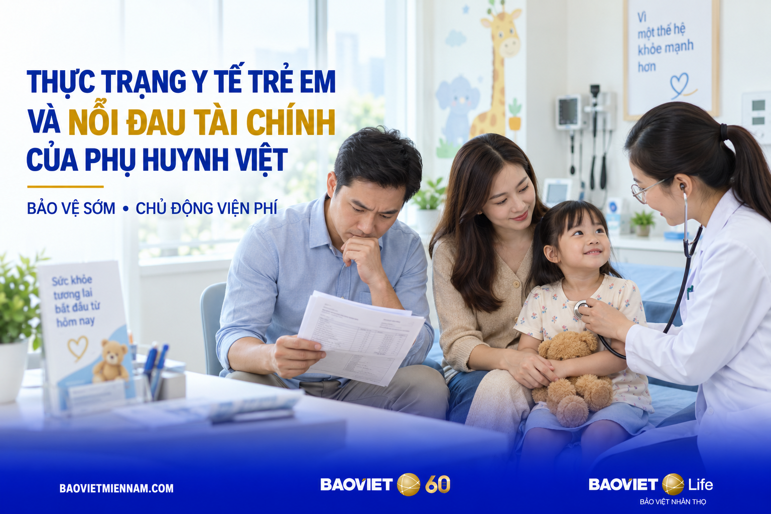 Lợi &iacute;ch của việc mua bảo hiểm cho trẻ em sớm