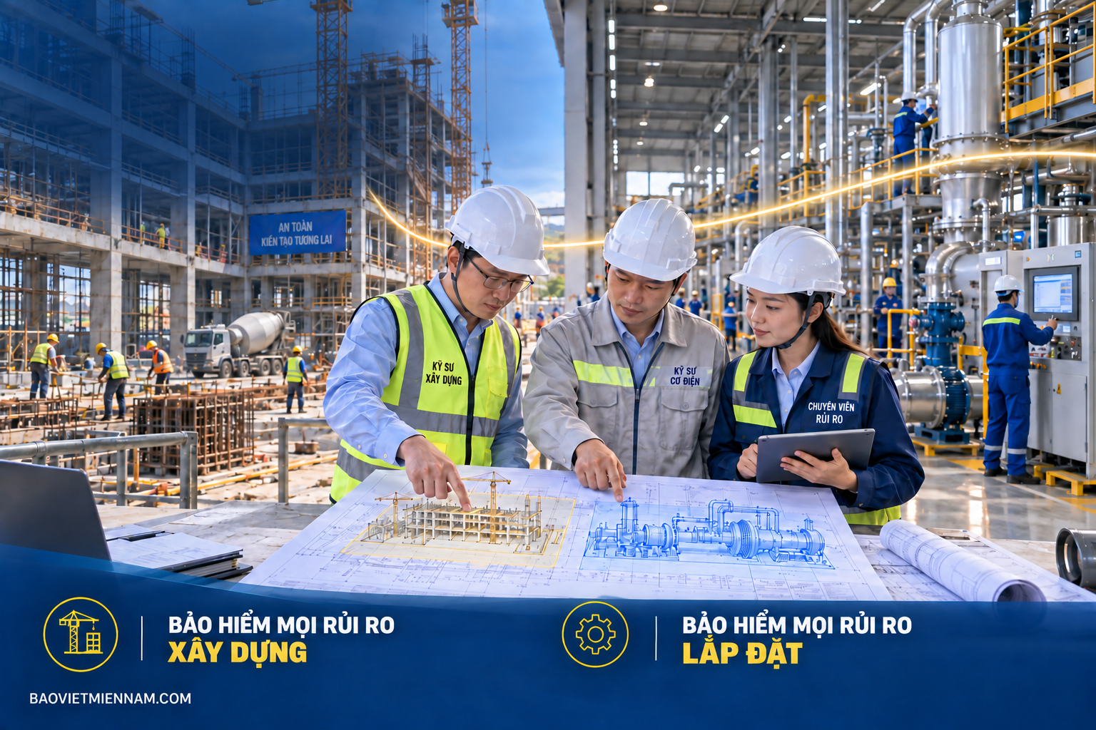 Bảo hiểm mọi rủi ro xây dựng và bảo hiểm rủi ro lắp đặt khác nhau như thế nào?