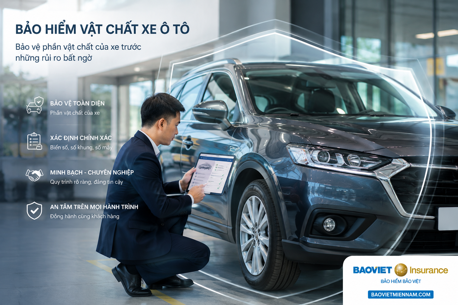 Bảo hiểm vật chất xe &ocirc; t&ocirc; l&agrave; g&igrave;?