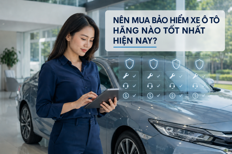 Nên mua bảo hiểm xe ô tô hãng nào tốt nhất hiện nay?