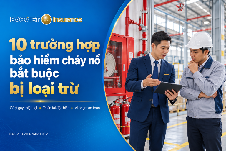 10 trường hợp bảo hiểm cháy nổ bắt buộc bị loại trừ