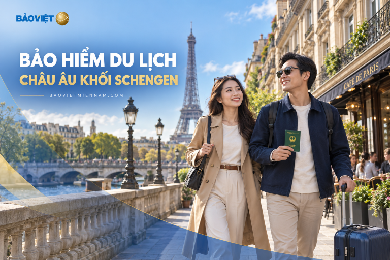Bảo hiểm du lịch châu Âu khối Schengen