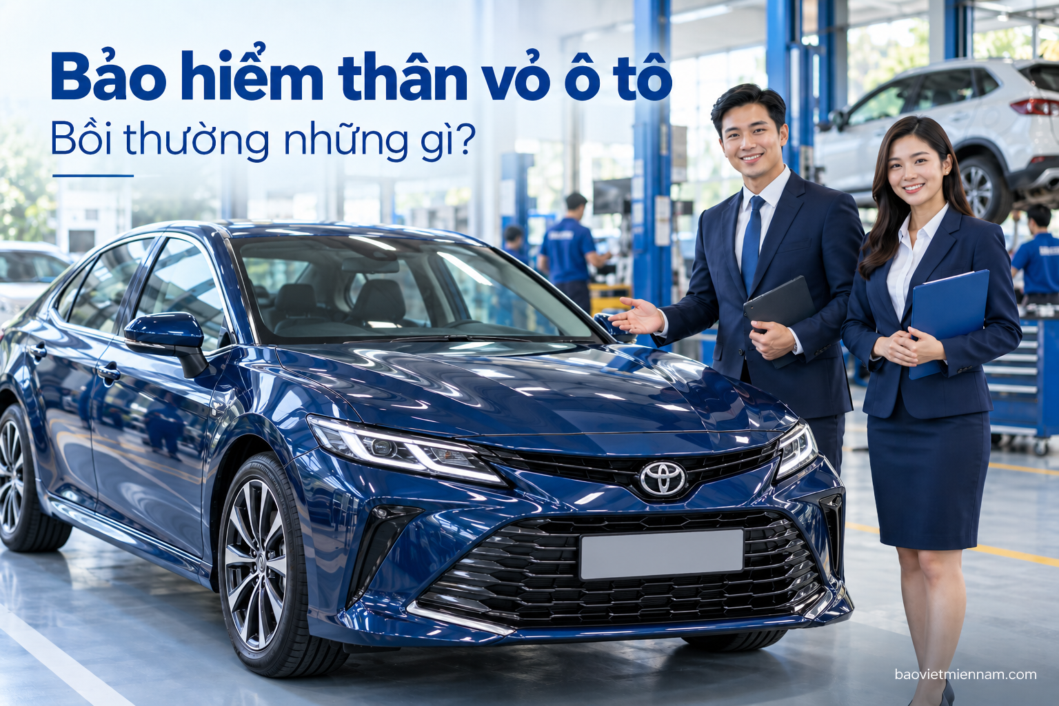 Bảo hiểm th&acirc;n vỏ &ocirc; t&ocirc; bồi thường những g&igrave;