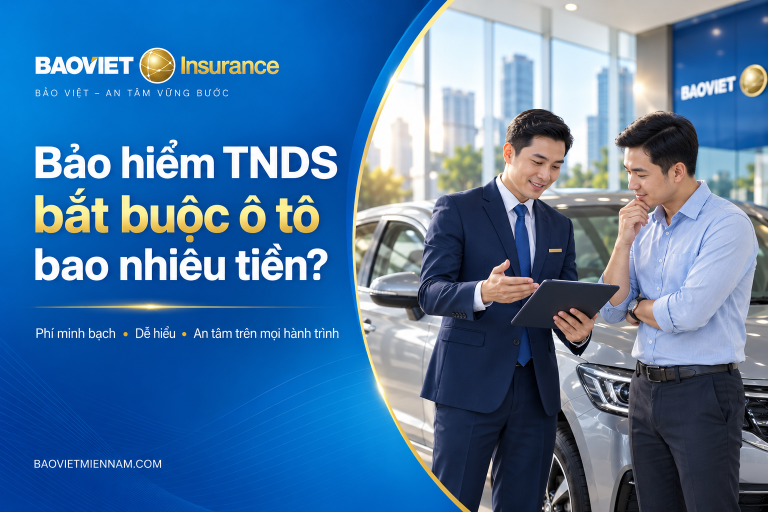 Bảo hiểm tnds bắt buộc ô tô bao nhiêu tiền?