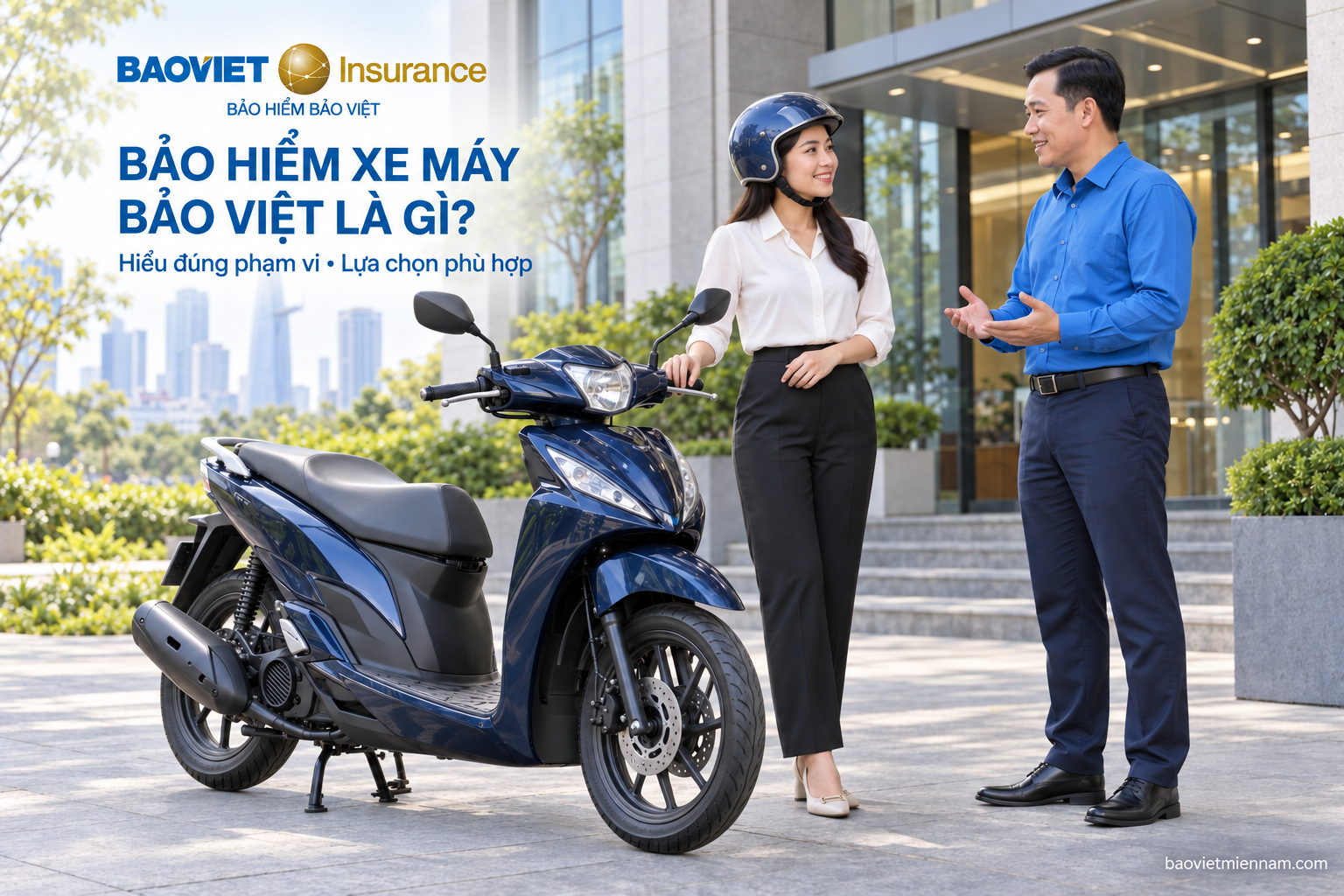Bảo hiểm xe m&aacute;y Bảo Việt uy t&iacute;n