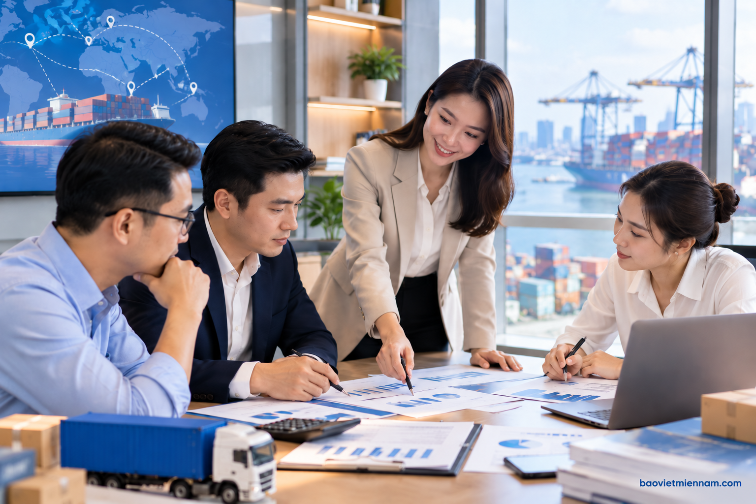 Chi ph&iacute; bảo hiểm h&agrave;ng ho&aacute; xuất nhập khẩu