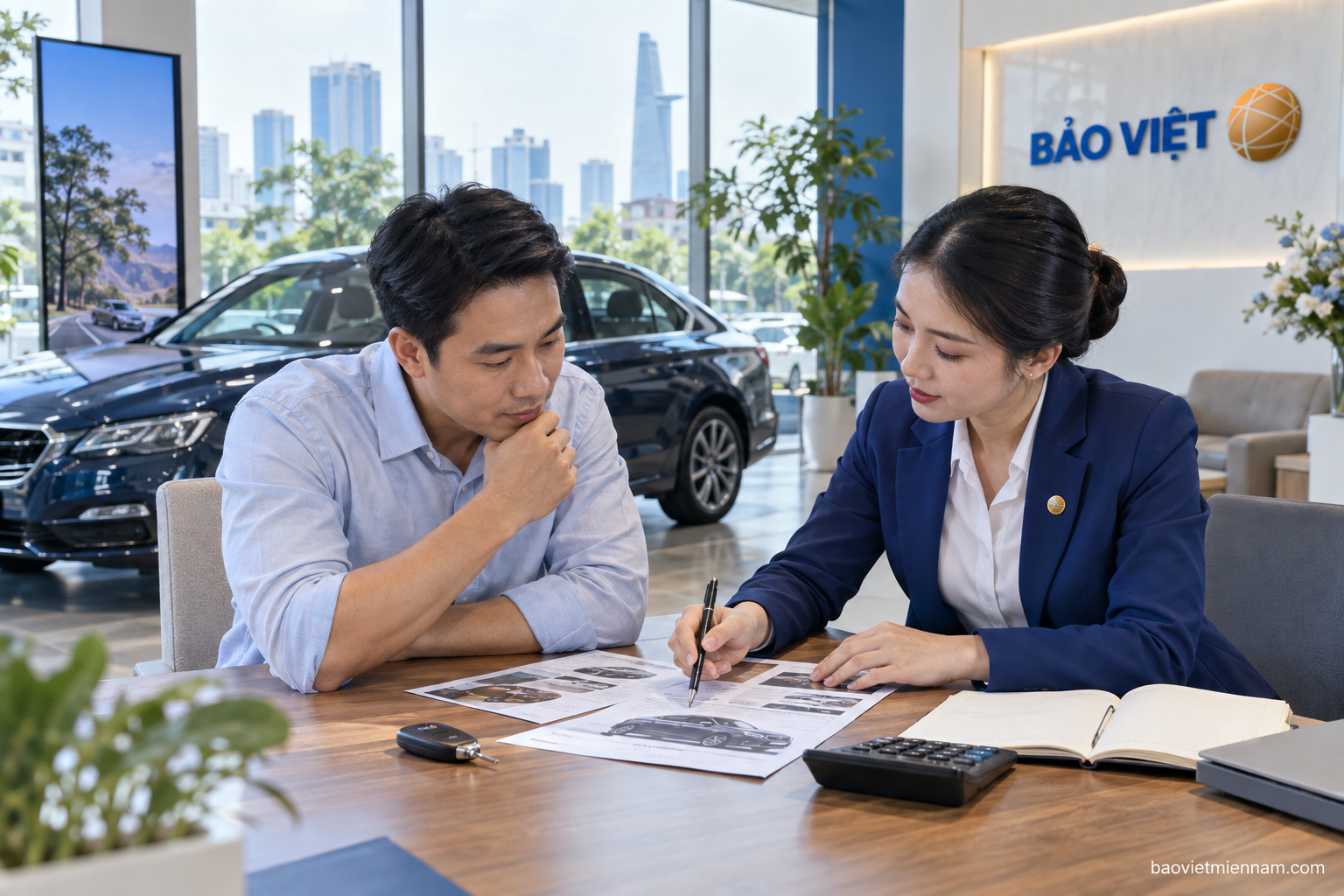 Chi ph&iacute; bảo hiểm vật chất xe &ocirc; t&ocirc; v&agrave; c&aacute;ch tối ưu