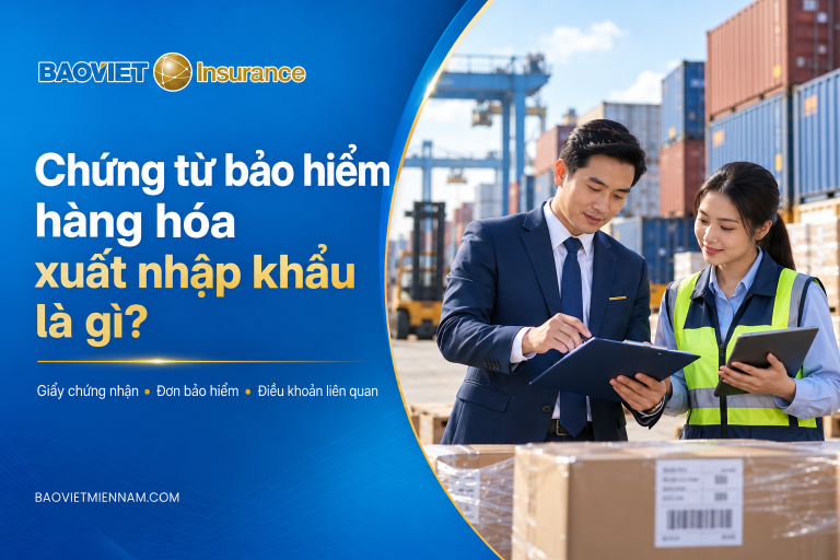 Chứng từ bảo hiểm hàng hoá xuất nhập khẩu