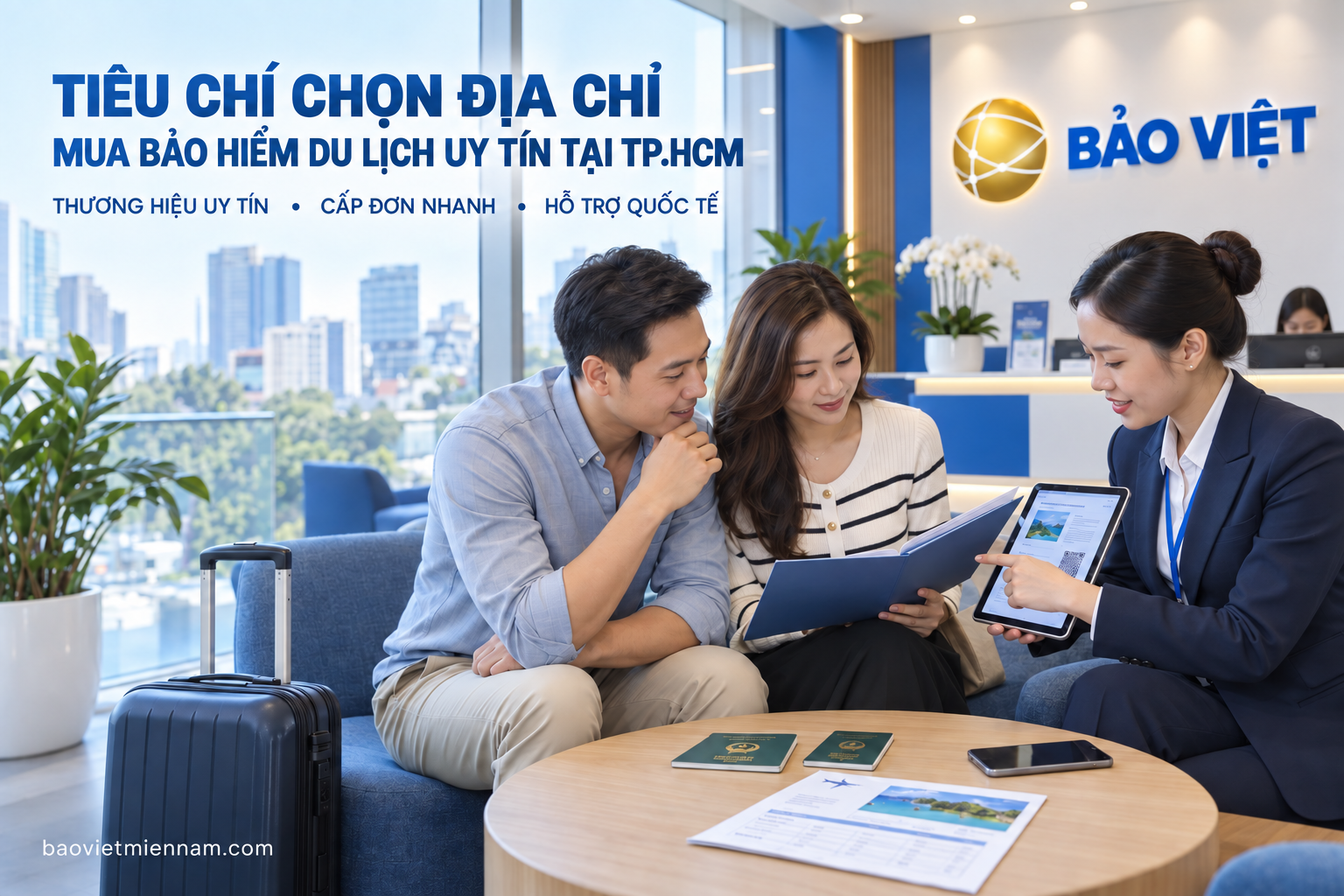 Địa chỉ mua bảo hiểm du lịch uy t&iacute;n tại S&agrave;i G&ograve;n