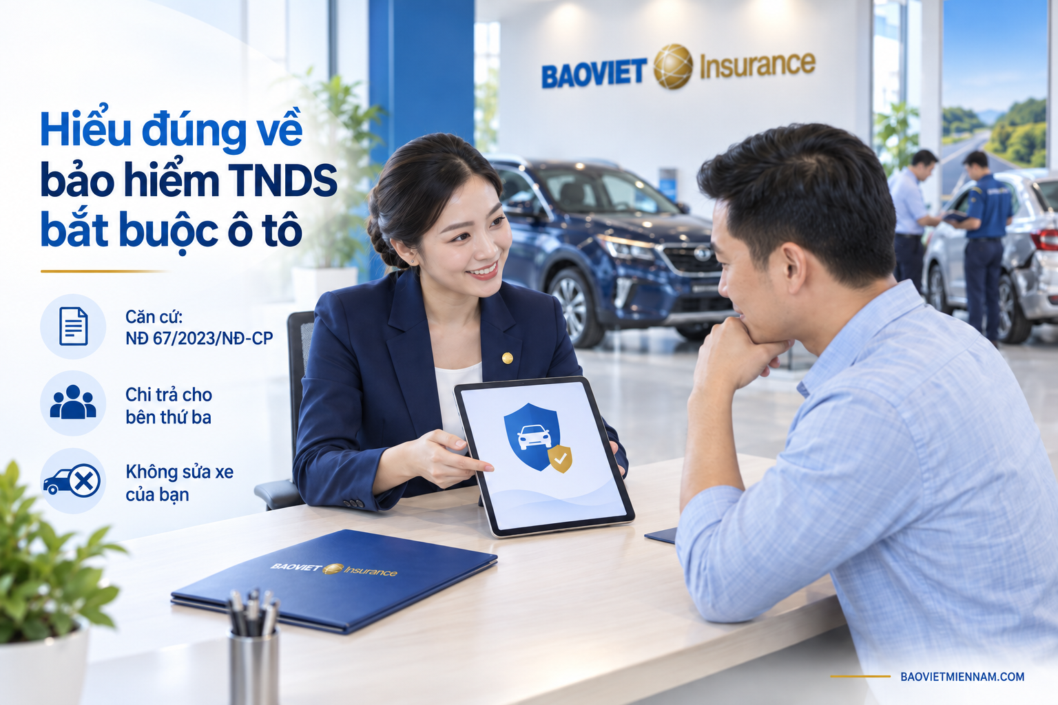 Hiểu đ&uacute;ng bảo hiểm TNDS bắt buộc &ocirc; t&ocirc;