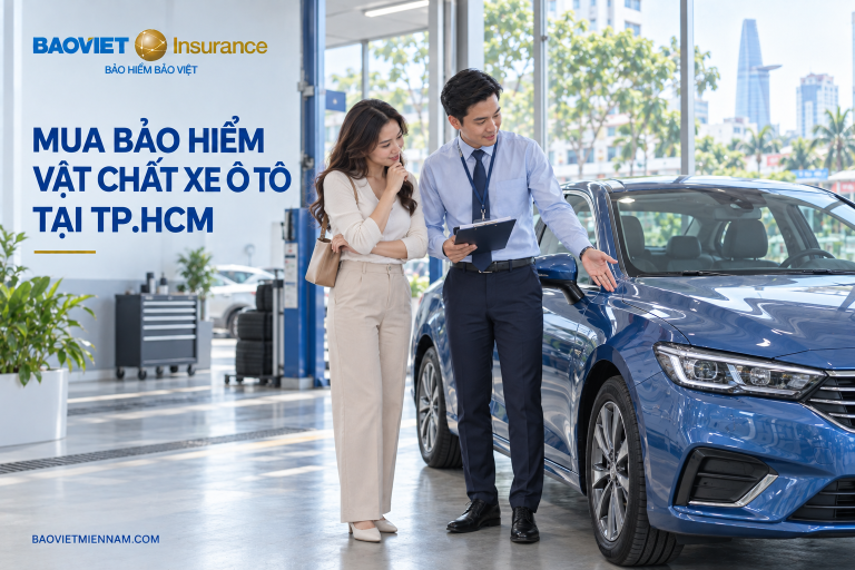 Mua bảo hiểm vật chất xe ô tô tại TP.HCM