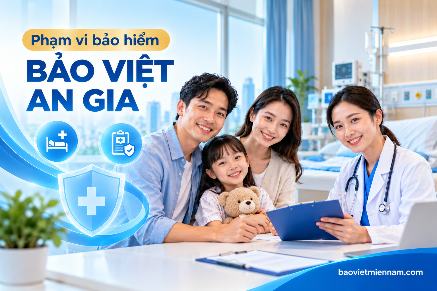 Phạm vi bảo hiểm Bảo Việt An Gia gồm quyền lợi ch&iacute;nh v&agrave; quyền lợi bổ sung