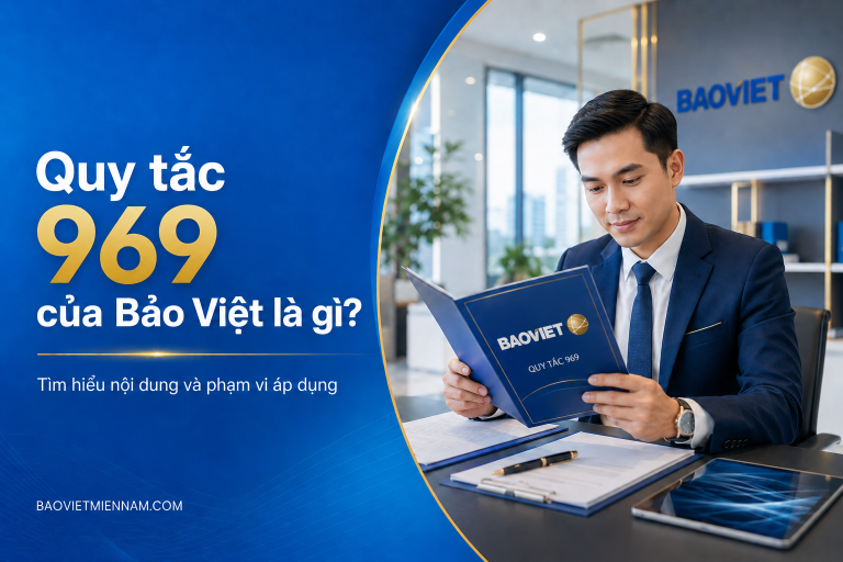 Quy tắc bảo hiểm vật chất xe ô tô số 969 được ban hành kèm theo Quyết định số 969/QĐ-BHBV ngày 26 tháng 01 năm 2026 của Tổng Công ty Bảo hiểm Bảo Việt