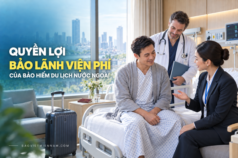 Quyền lợi bảo lãnh viện phí của bảo hiểm du lịch nước ngoài Bảo Việt