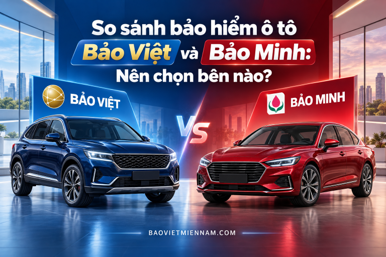 So sánh bảo hiểm ô tô Bảo Việt và Bảo Minh