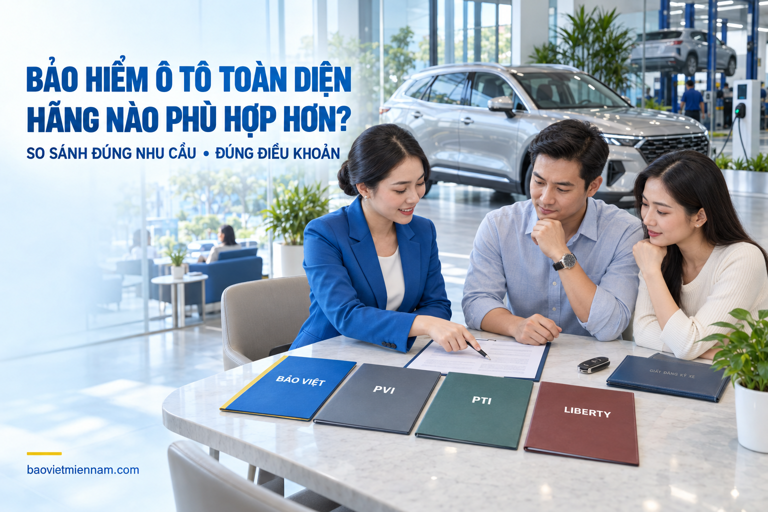 So s&aacute;nh bảo hiểm &ocirc; t&ocirc; to&agrave;n diện của c&aacute;c h&atilde;ng