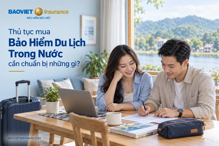 Thủ tục mua bảo hiểm du lịch trong nước của Bảo Việt