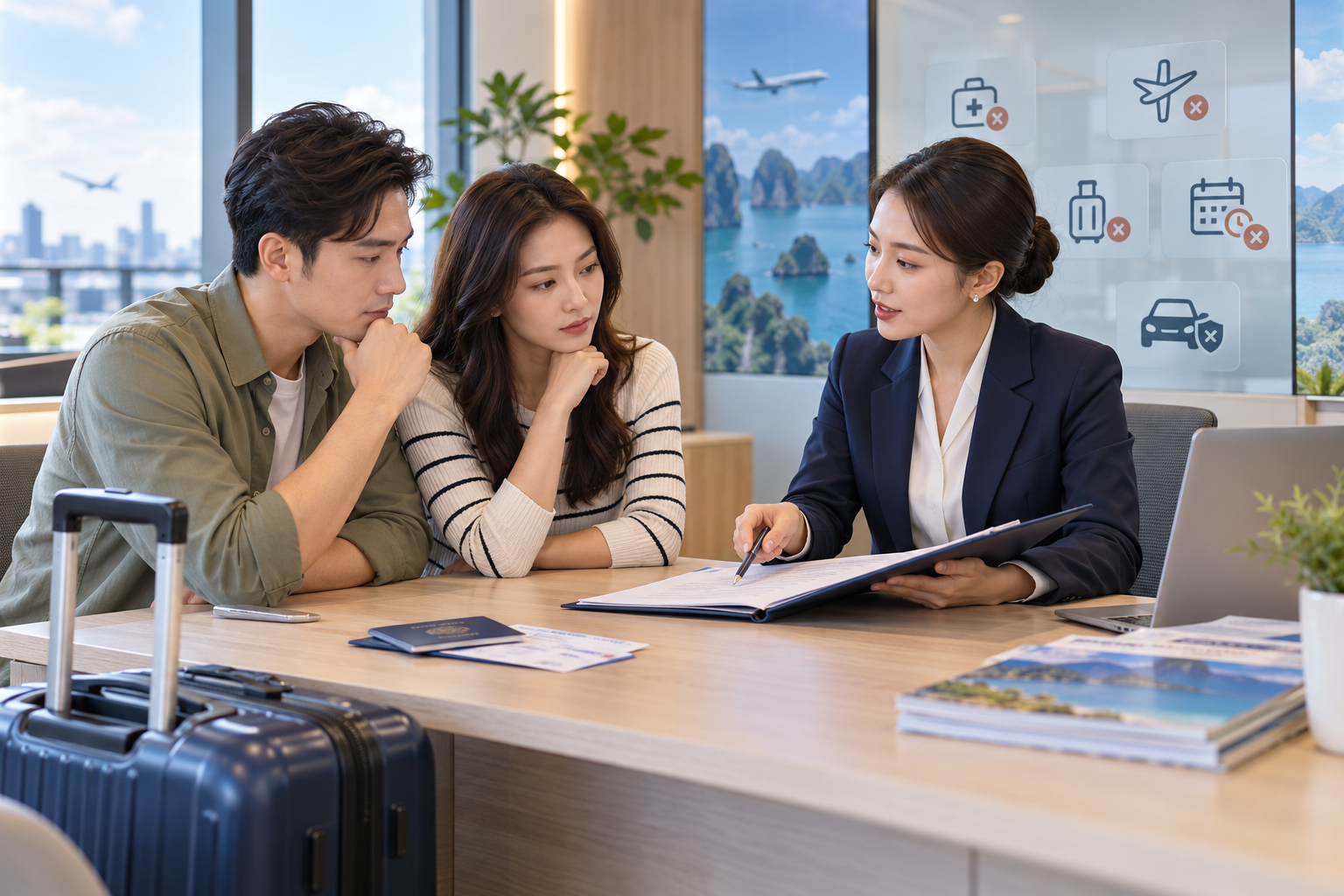Những trường hợp bảo hiểm du lịch Flexi kh&ocirc;ng chi trả theo từng quyền lợi