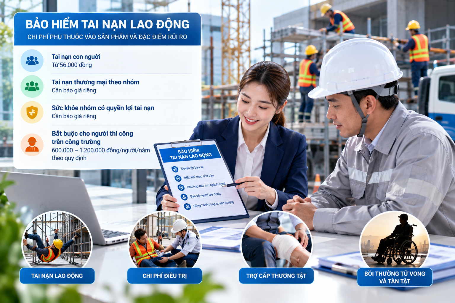 Bảo hiểm tai nạn lao động Bảo Việt bao nhi&ecirc;u tiền v&agrave; c&aacute;ch x&aacute;c định mức ph&iacute;