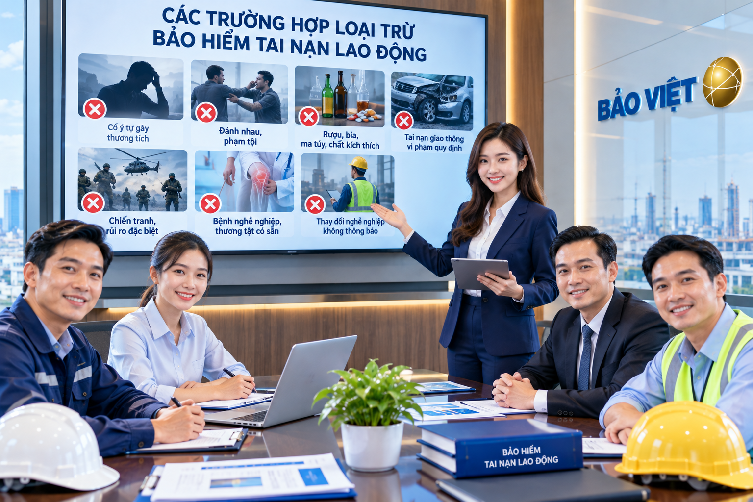 C&aacute;c trường hợp loại trừ bảo hiểm tai nạn lao động Bảo Việt cần lưu &yacute;