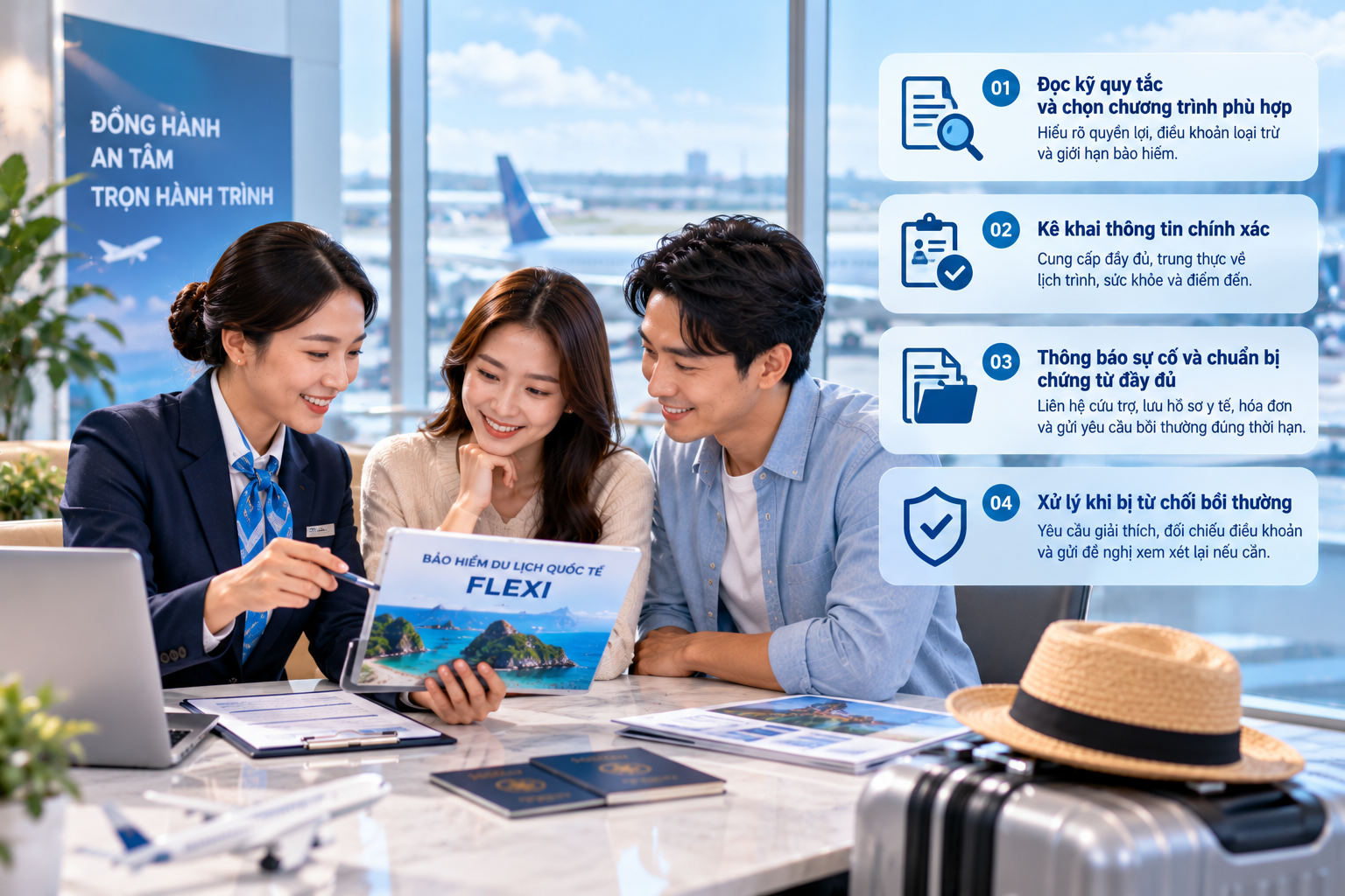 C&aacute;ch tr&aacute;nh bị từ chối bồi thường bảo hiểm du lịch Flexi khi xảy ra sự cố