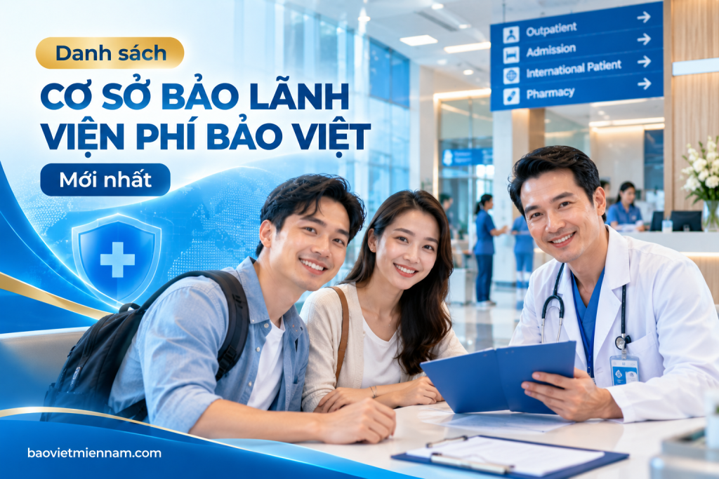 Danh s&aacute;ch cơ sở bảo l&atilde;nh viện ph&iacute; Bảo Việt mới nhất