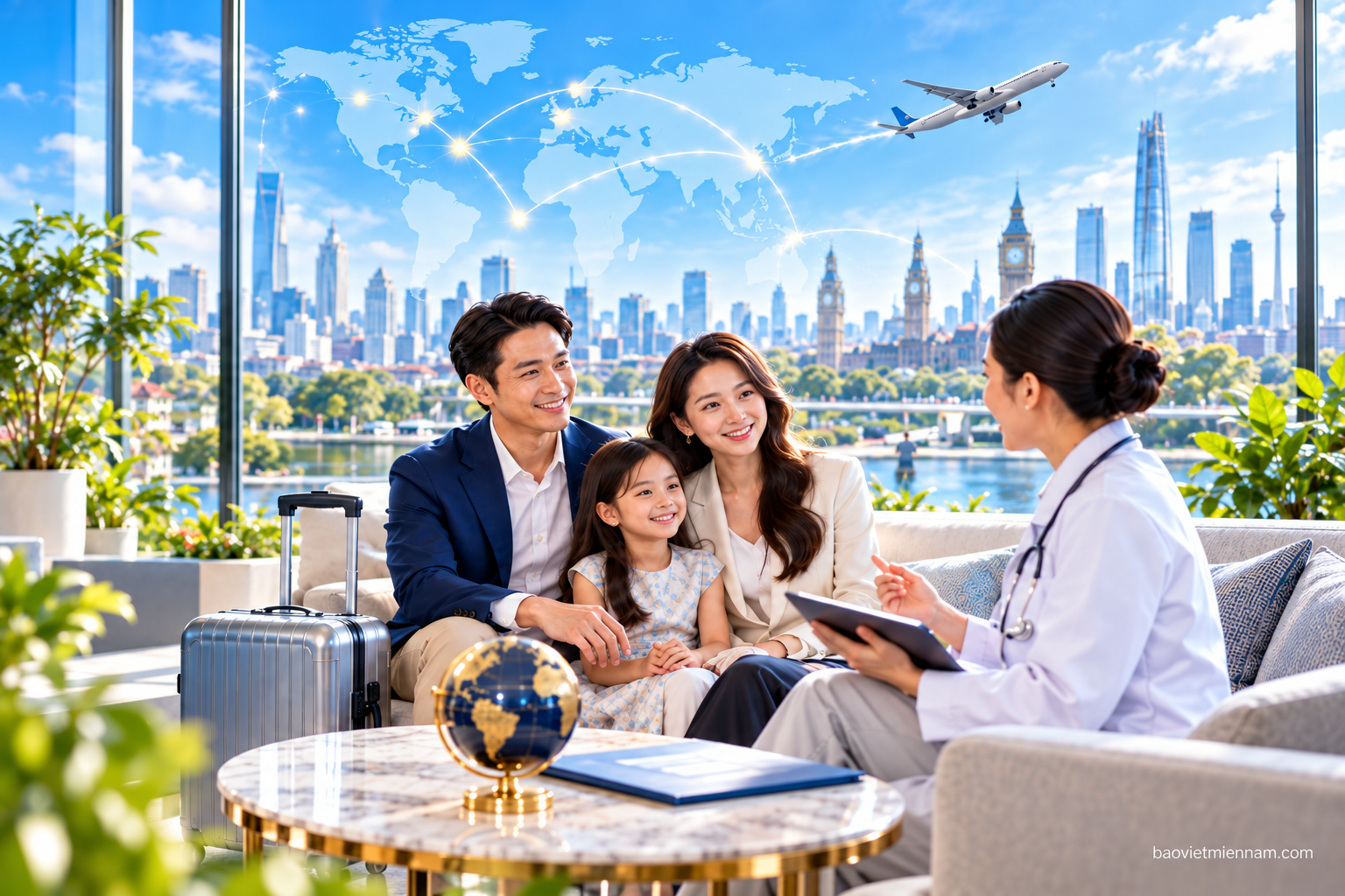 Phạm vi Bảo Việt InterCare ở nước ngo&agrave;i từ Đ&ocirc;ng Nam &Aacute; đến to&agrave;n thế giới