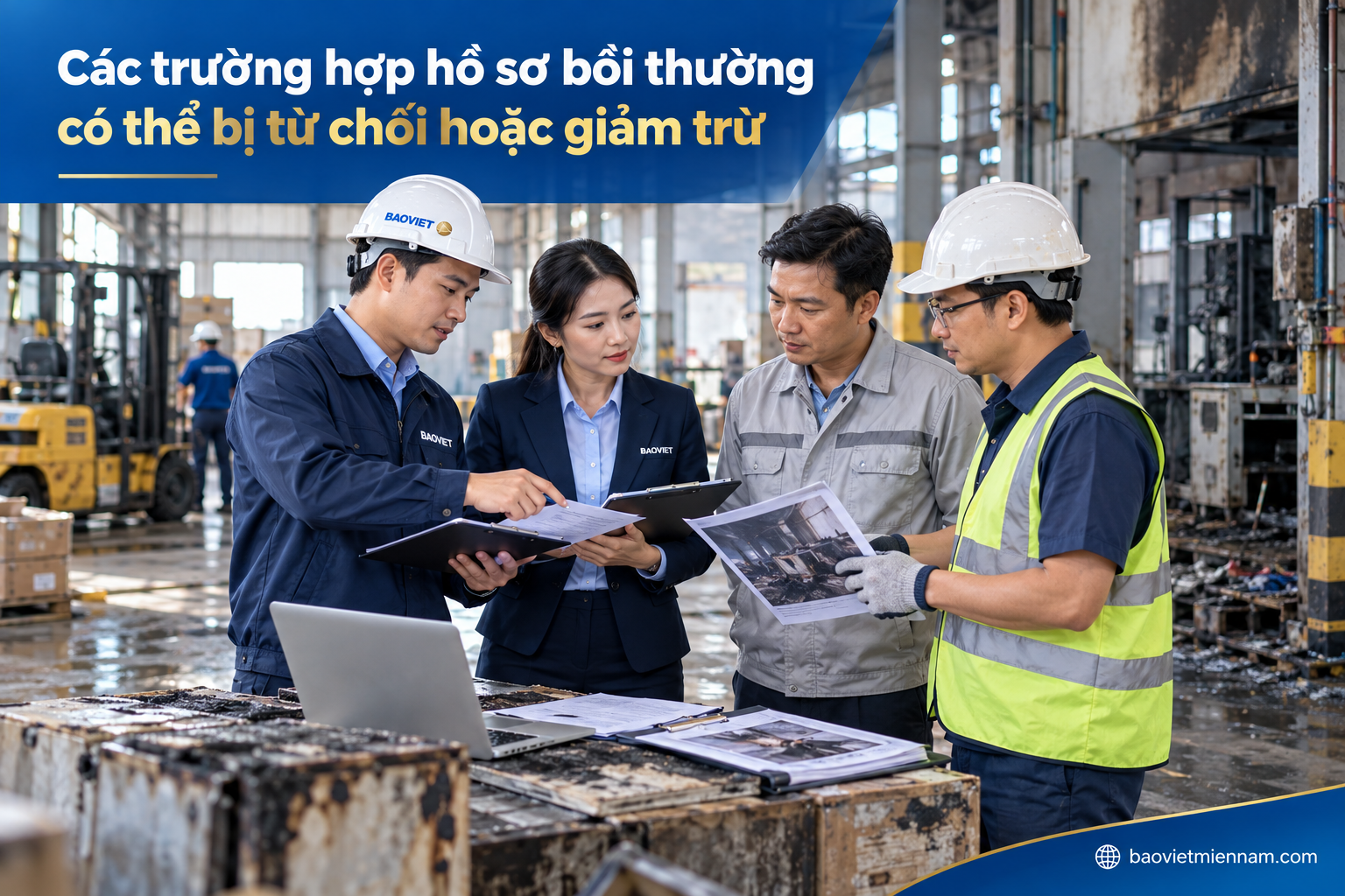 C&aacute;c trường hợp hồ sơ bồi thường bảo hiểm ch&aacute;y nổ c&oacute; thể bị từ chối hoặc giảm trừ
