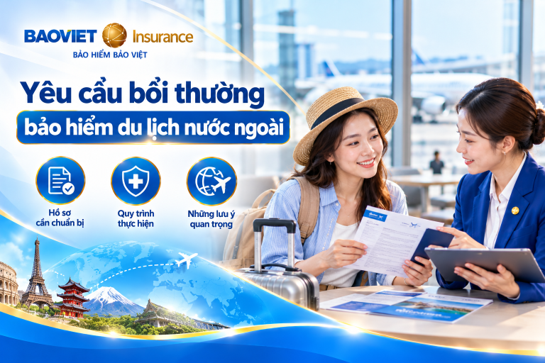 Yêu cầu bồi thường bảo hiểm du lịch nước ngoài và hồ sơ cần chuẩn bị